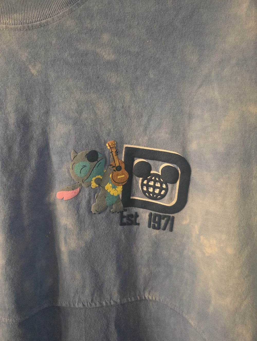 Stitch Tie-Dye Spirit Jersey for Adults – Walt Disney World Size M - Picture 3 of 10